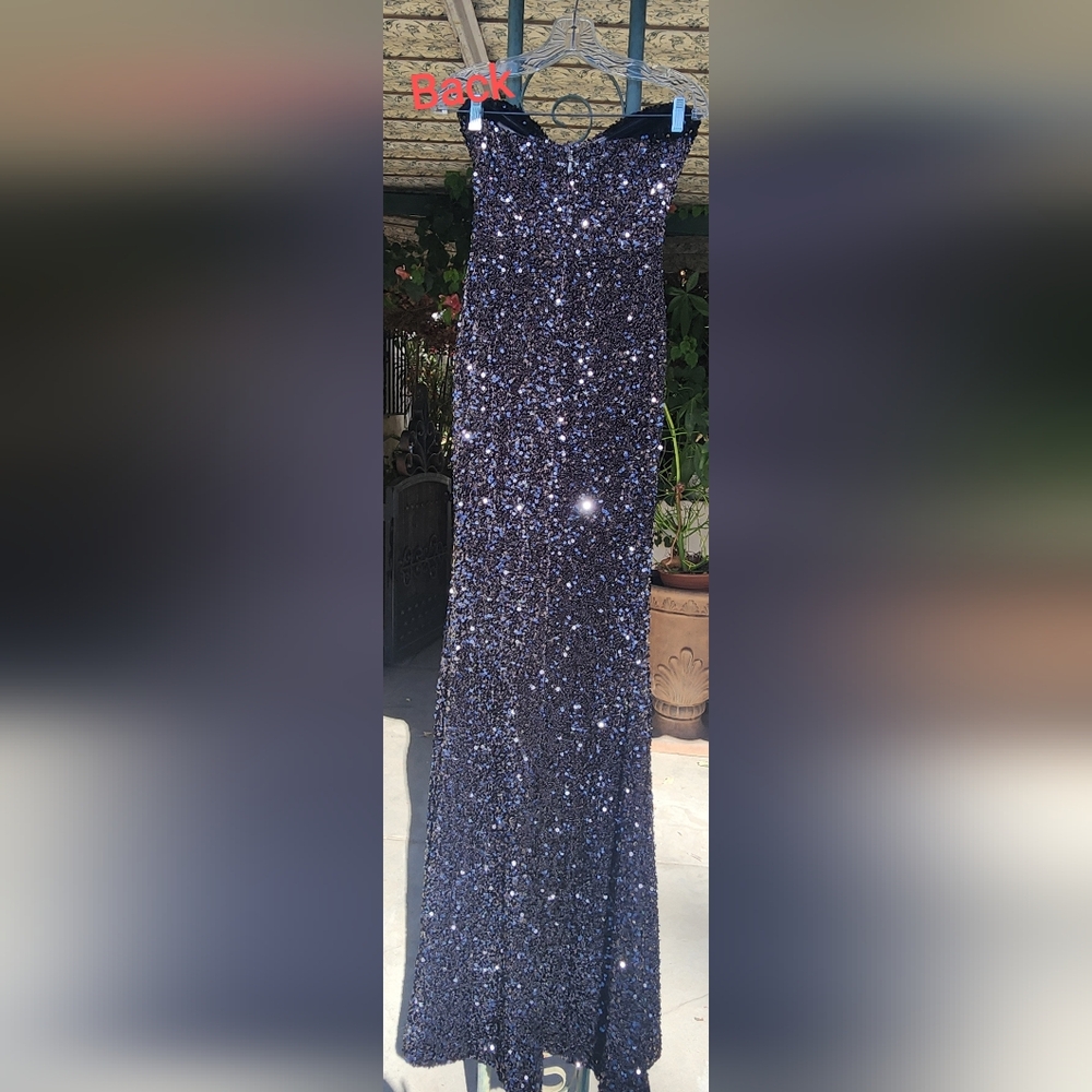 Sexy Sequin Maxi Black Dress!! - Picture 4 of 7